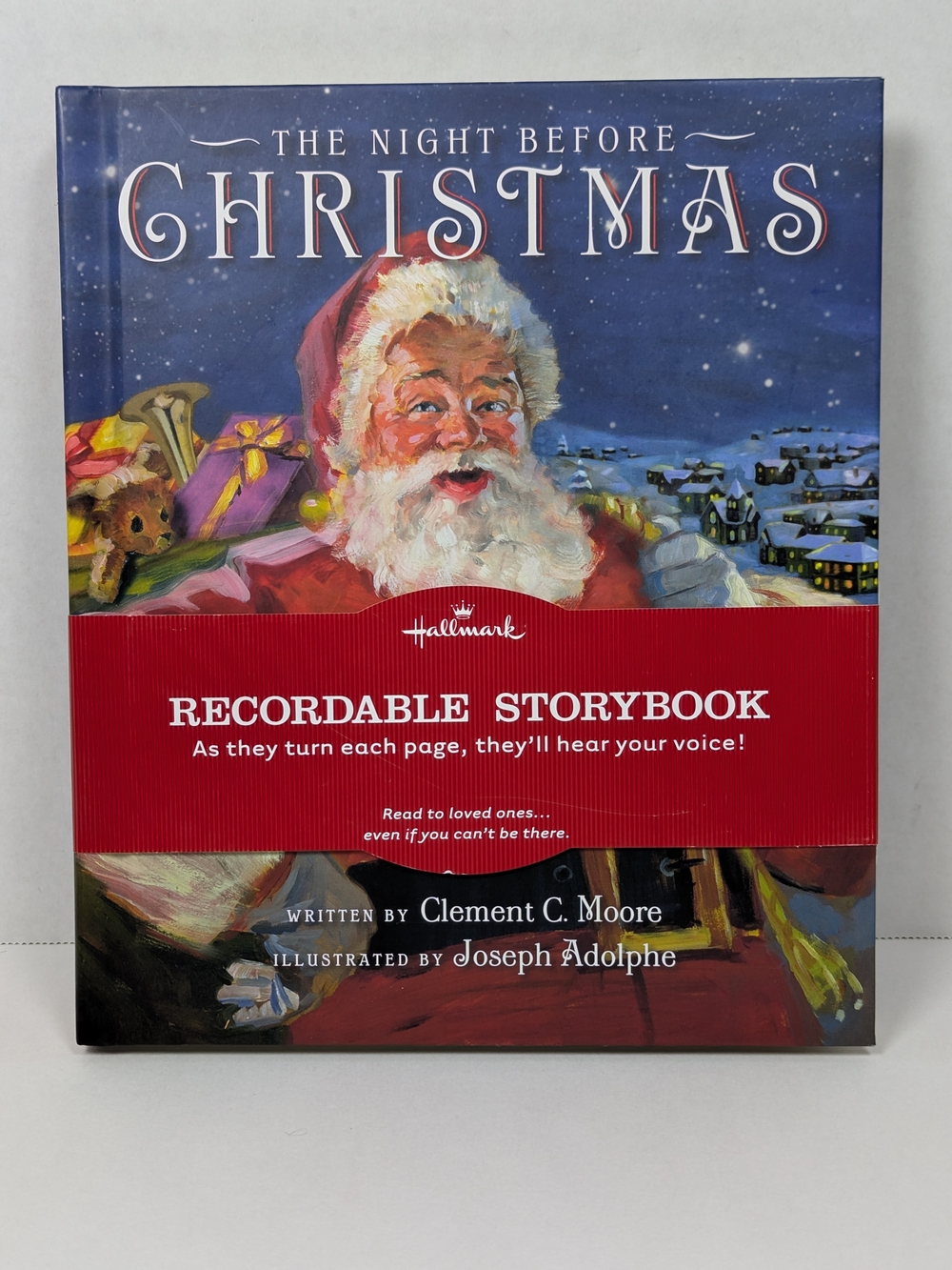 NEW UNUSED 2009 Hallmark Recordable Storybook Night Before Christmas Book Gift